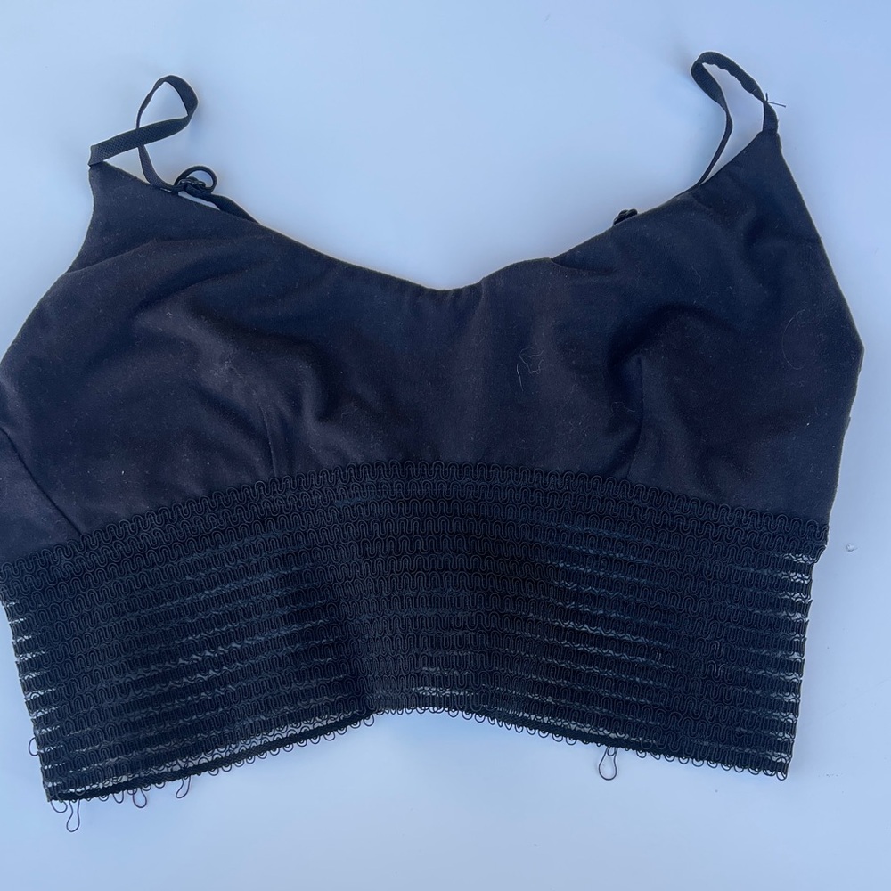 Black Cropped Bralette